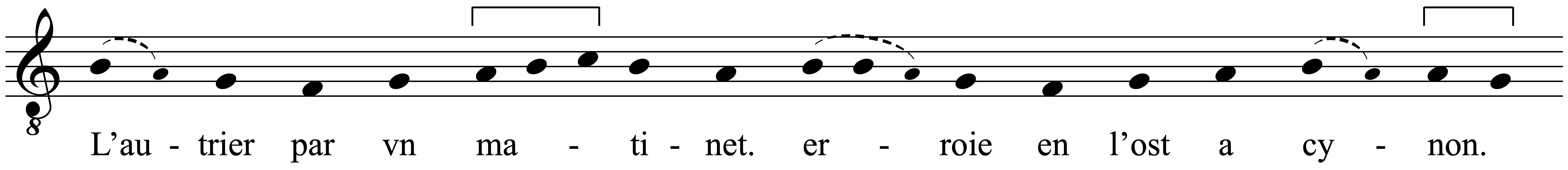 Work musical notation